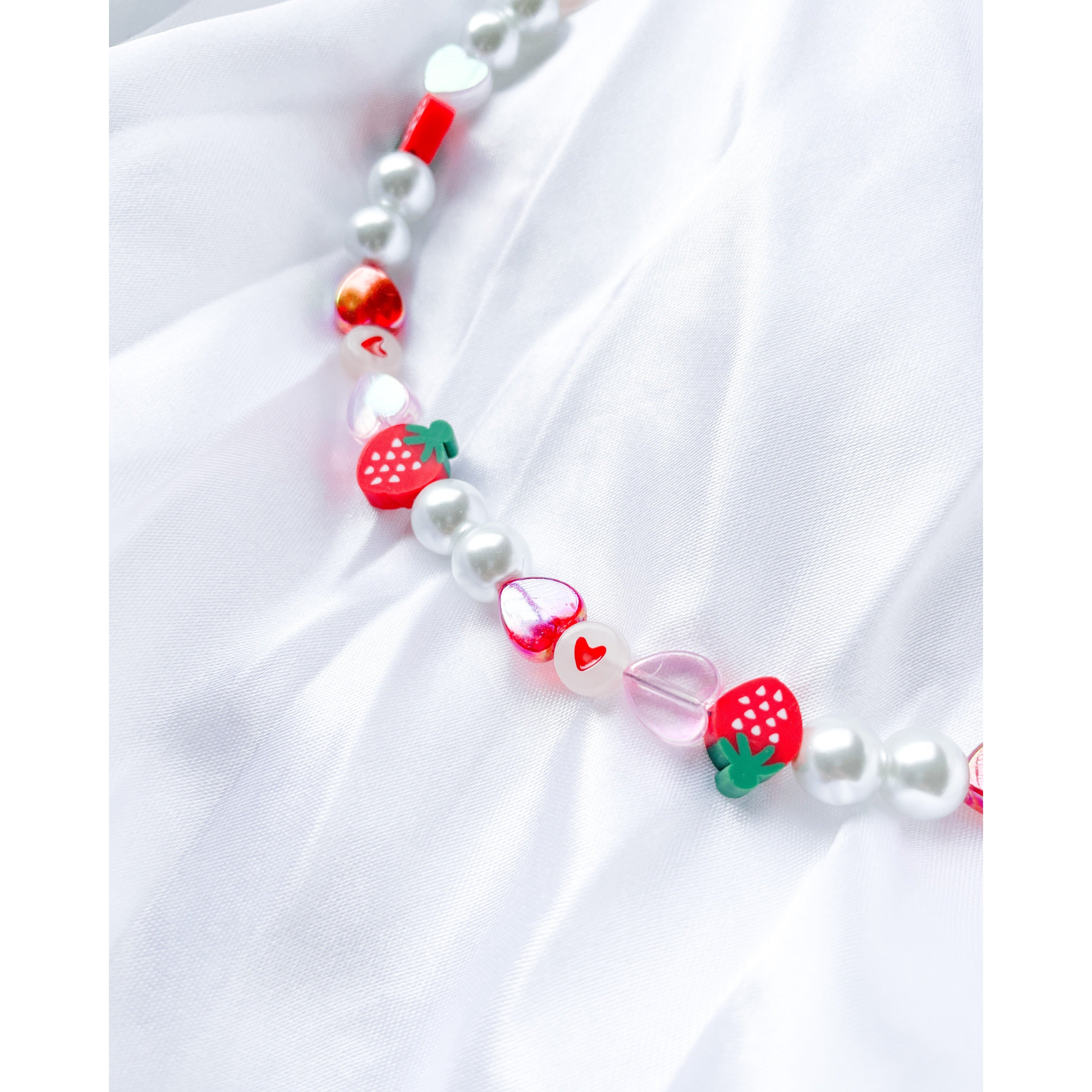 New! Strawberry Shortcake Heart 3 Pc Necklace Set | eBay