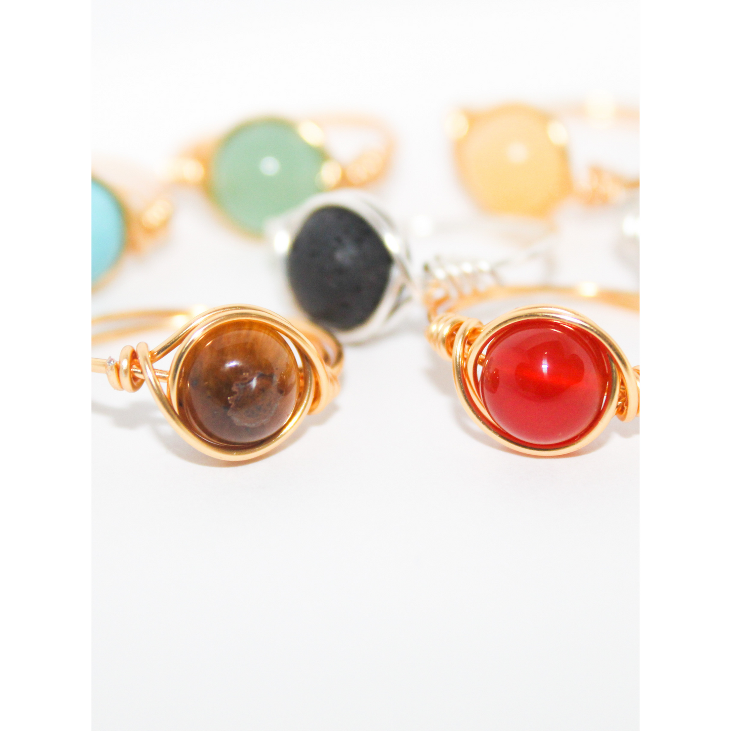 HEALING CRYSTALS RINGS